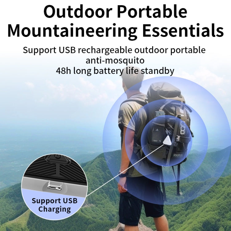 709 Outdoor Camping Ultrasonic Portable Mosquito Repeller(White) - free shipping - PMC TechLife - Order now!