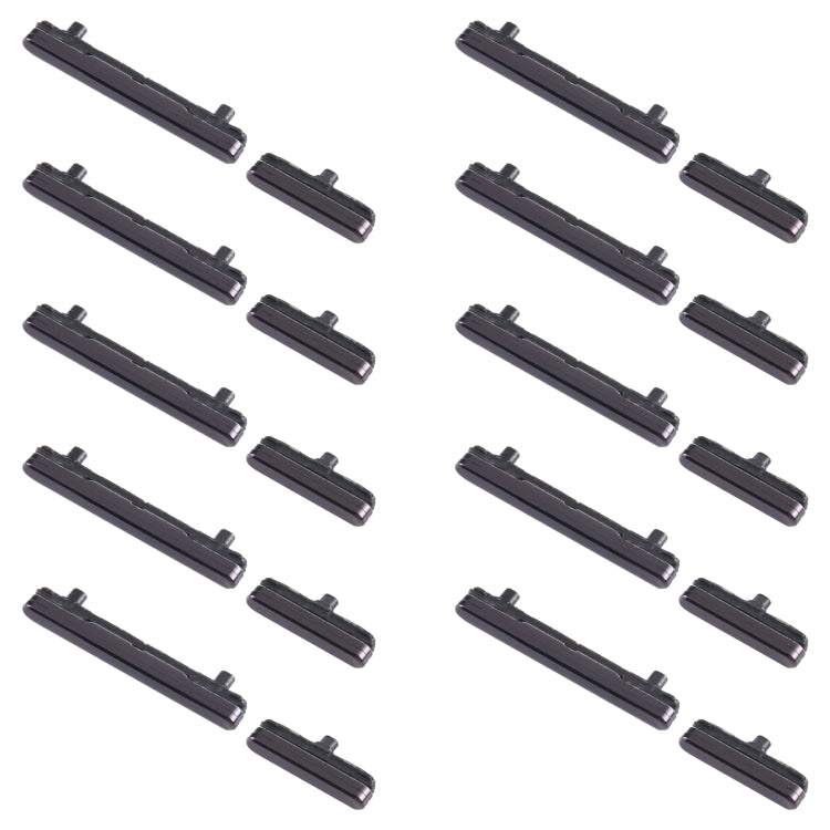 For Samsung Galaxy S22 Ultra 5G SM-S908 10pcs Power Button + Volume Control Button(Black) - free shipping - PMc TechLife - Order now!