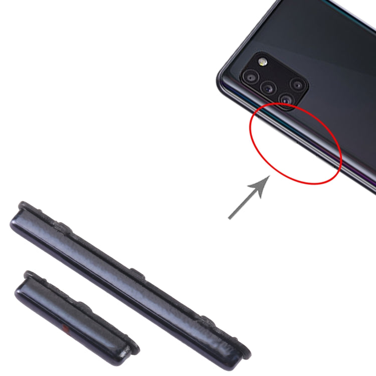 For Samsung Galaxy A31 SM-A315 10pcs Power Button + Volume Control Button(Black) - free shipping - PMc TechLife - Order now!