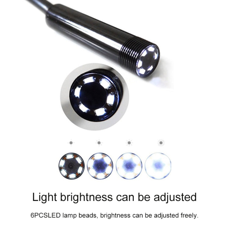 AN97 Waterproof Micro USB Endoscope Hard Tube Inspection Camera for Parts of OTG Function Android Mobile Phone, with 6 LEDs, Lens Diameter:5.5mm(Length: 5m) - free shipping - PMC Jewellery - Order now!