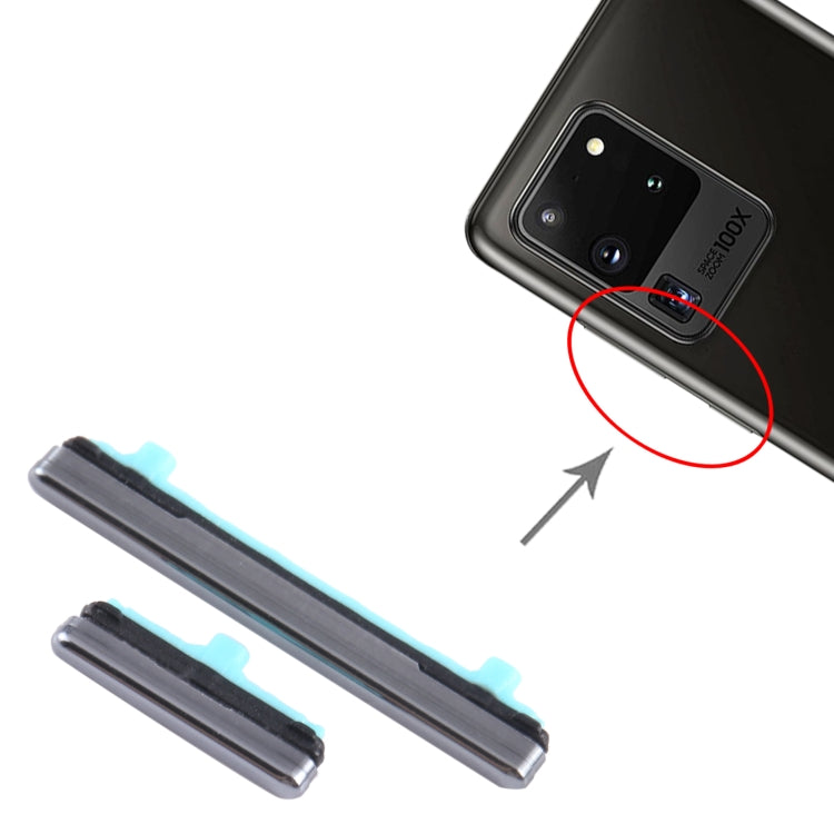 For Samsung Galaxy S20 Ultra SM-G988 10pcs Power Button + Volume Control Button(Grey) - free shipping - PMc TechLife - Order now!
