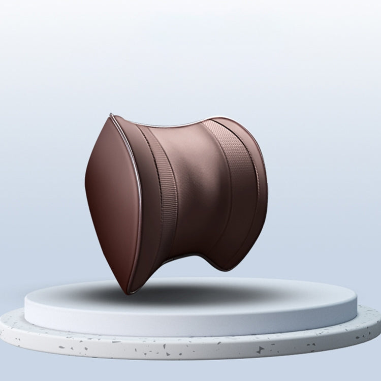 Car Headrest Cushion Car Seat Pillows Neck Protectors Memory Cotton Pillow(Coffee) - Seat Accessories by PMC TechLife | Online Shopping South Africa | PMC TechLife | Buy Now Pay Later Mobicred