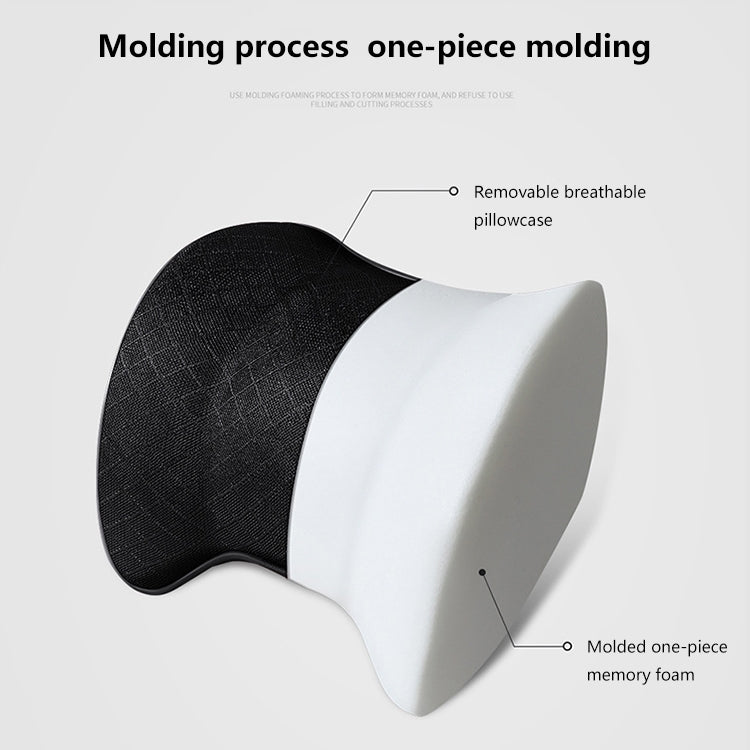 Car Headrest Cushion Car Seat Pillows Neck Protectors Memory Cotton Pillow(Coffee) - Seat Accessories by PMC TechLife | Online Shopping South Africa | PMC TechLife | Buy Now Pay Later Mobicred