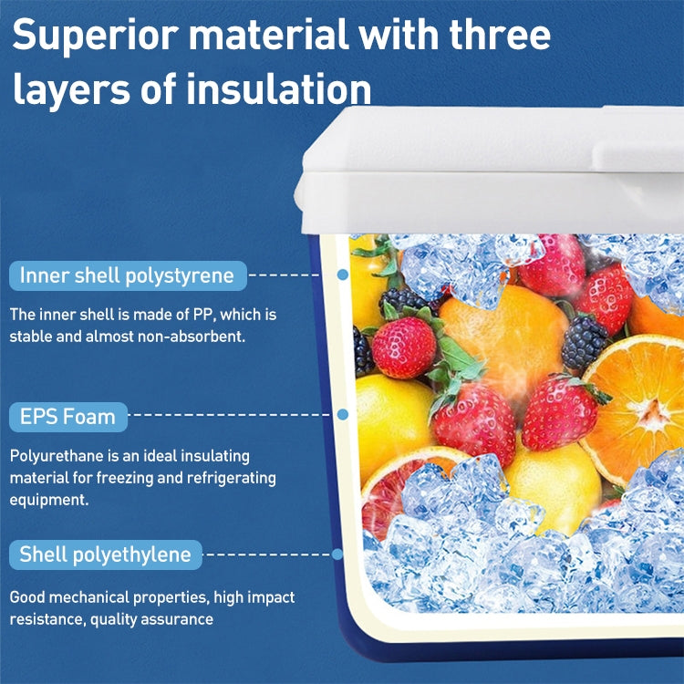 Portable Car Outdoor Ice Bucket Cooler mini Refrigerator 13L - Refrigerators by PMC TechLife | Online Shopping South Africa | PMC TechLife | Buy Now Pay Later Mobicred