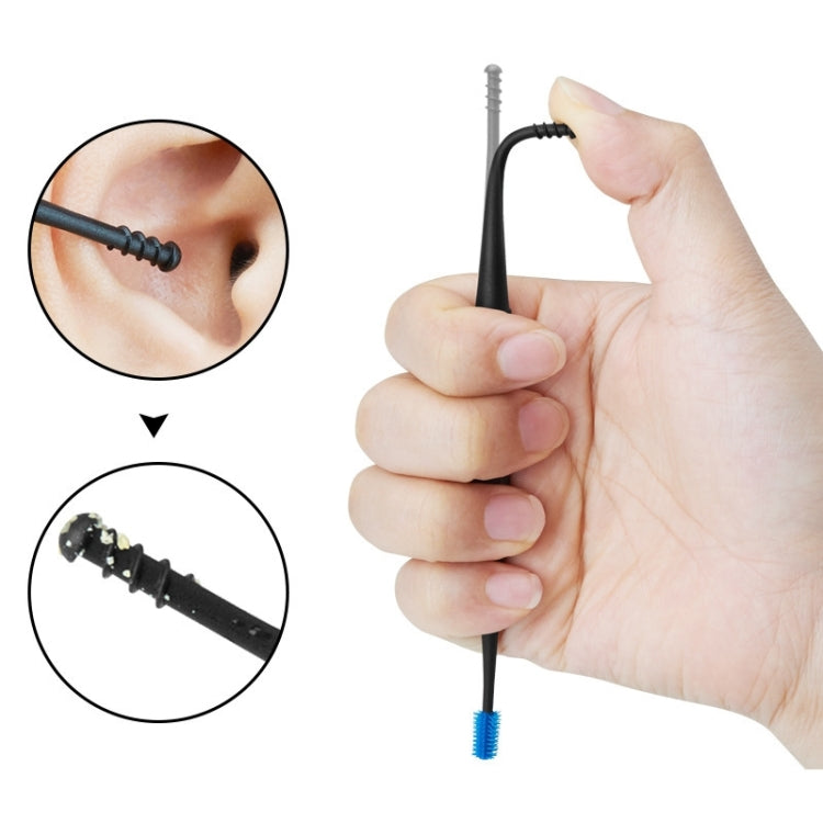 Japan 360-Degree Silicone Dual-Head Ear Scoop Soft-Head Spiral Ear Picking Tool(Random Color) - free shipping - PMC TechLife - Order now!
