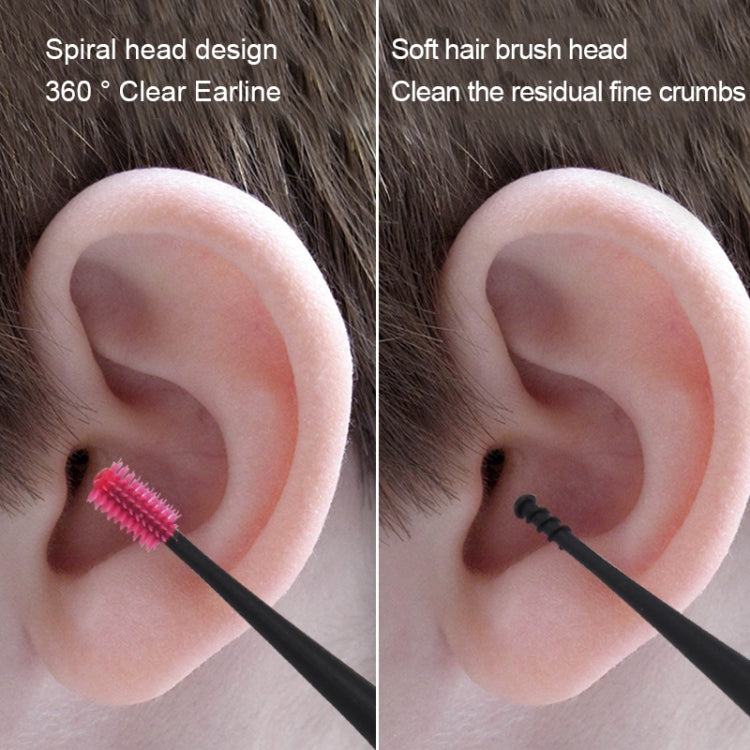 Japan 360-Degree Silicone Dual-Head Ear Scoop Soft-Head Spiral Ear Picking Tool(Random Color) - free shipping - PMC TechLife - Order now!