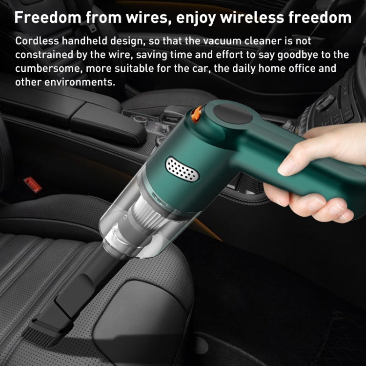 KBN-010 10000Pa Powerful Car Cordless Vacuum Cleaner Handheld Cleaning Tool, Spec:Deluxe Version(White) - Vacuum Cleaner by PMC TechLife | Online Shopping South Africa | PMC TechLife | Buy Now Pay Later Mobicred