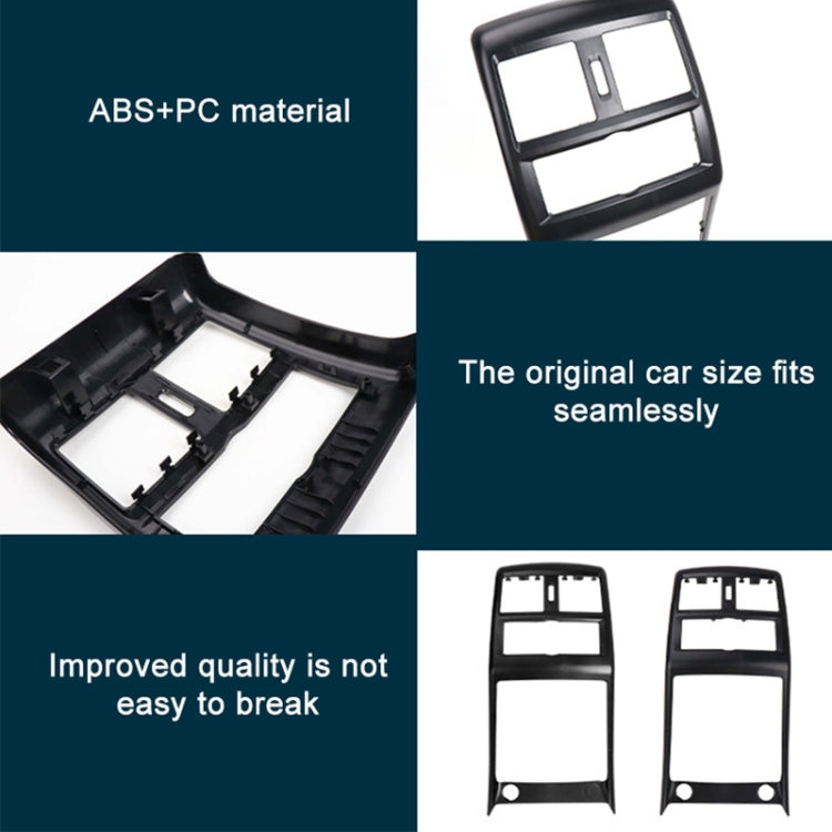 For Mercedes Benz ML320 / GL450 Car Rear Air Conditioner Air Outlet Panel Cover 166 680 7003, Style:Single Hole(Carbon Fiber) - Air Conditioning System by PMC TechLife | Online Shopping South Africa | PMC TechLife | Buy Now Pay Later Mobicred