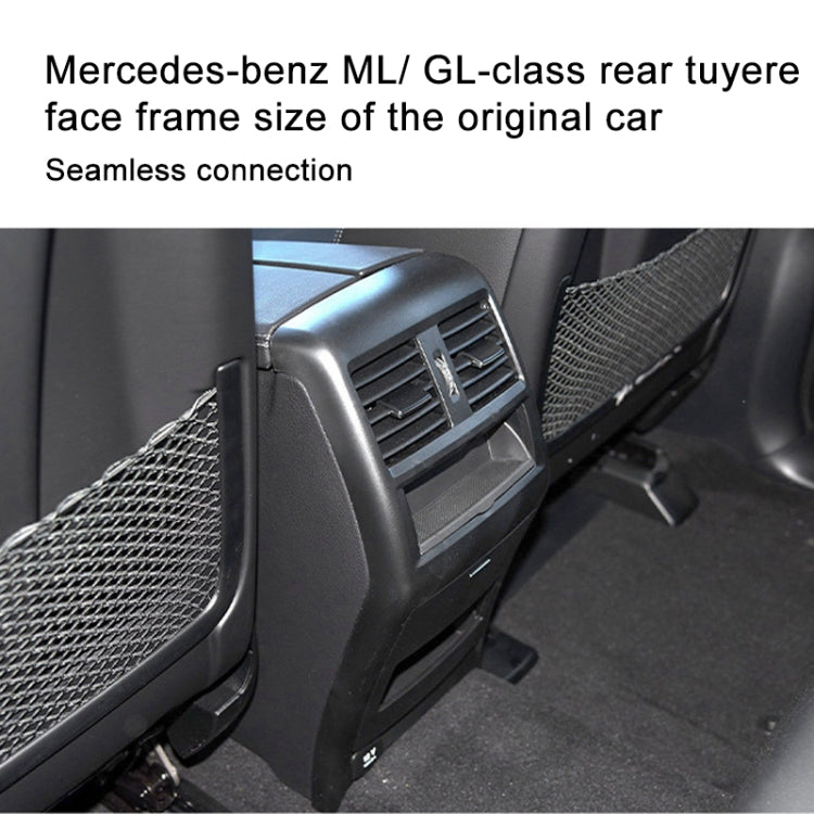For Mercedes Benz ML320 / GL450 Car Rear Air Conditioner Air Outlet Panel Cover 166 680 7003, Style:Single Hole(Grey) - Air Conditioning System by PMC TechLife | Online Shopping South Africa | PMC TechLife | Buy Now Pay Later Mobicred