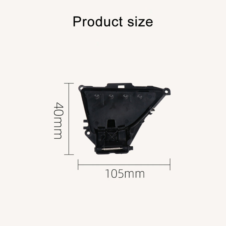 For BMW 7 Series G12 Car Rear Door Ashtray Cover Ashtray Assembly, Style:Ashtray(Left Side) - Ashtrays by PMC TechLife | Online Shopping South Africa | PMC TechLife | Buy Now Pay Later Mobicred