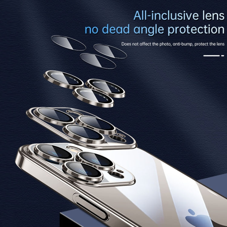 For iPhone 15 Pro Max SULADA JINGJIA Series Lens Protector PC Phone Case(Silver) - free shipping - PMC TechLife - Order now!