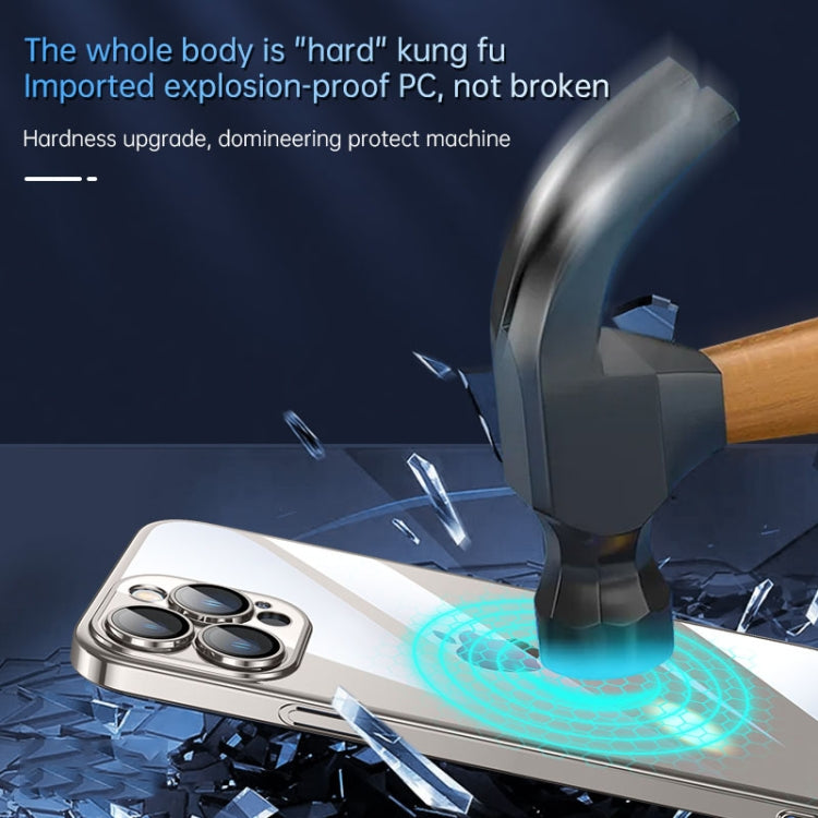 For iPhone 15 Pro Max SULADA JINGJIA Series Lens Protector PC Phone Case(Silver) - free shipping - PMC TechLife - Order now!