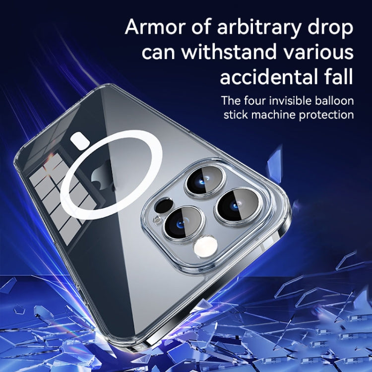 For iPhone 16 SULADA Jingpin Series MagSafe All-inclusive Lens Electroplated TPU Phone Case(Transparent) - free shipping - PMC Jewellery - Order now!