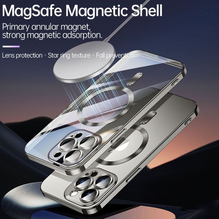 For iPhone 15 Pro SULADA MagSafe Plating TPU Shockproof Phone Soft Case(Titanium Blue) - free shipping - PMC TechLife - Order now!