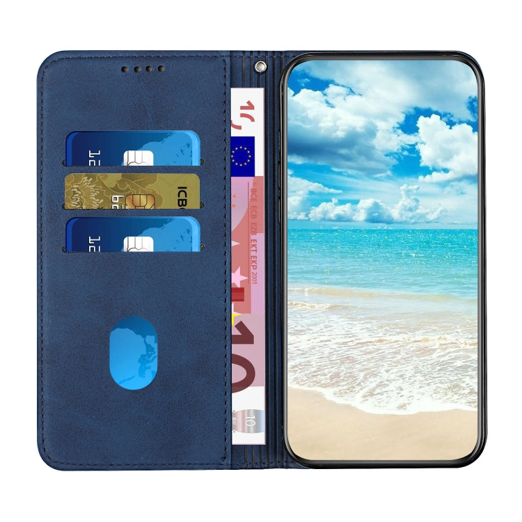 For Motorola Moto G Play 5G 2024 / G 5G 2024 Diamond Splicing Skin Feel Magnetic Leather Phone Case(Blue) - Motorola Cases by PMC Jewellery | Online Shopping South Africa | PMC Jewellery | Buy Now Pay Later Mobicred