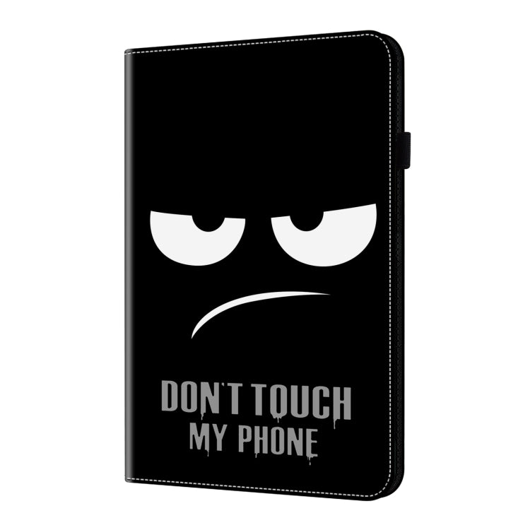 For iPad Air 11 2024 / Pro 11 2022 Crystal Texture Painted Leather Tablet Case(Dont Touch My Phone) - iPad Pro 11 (2022/2021) Cases by PMC TechLife | Online Shopping South Africa | PMC TechLife | Buy Now Pay Later Mobicred