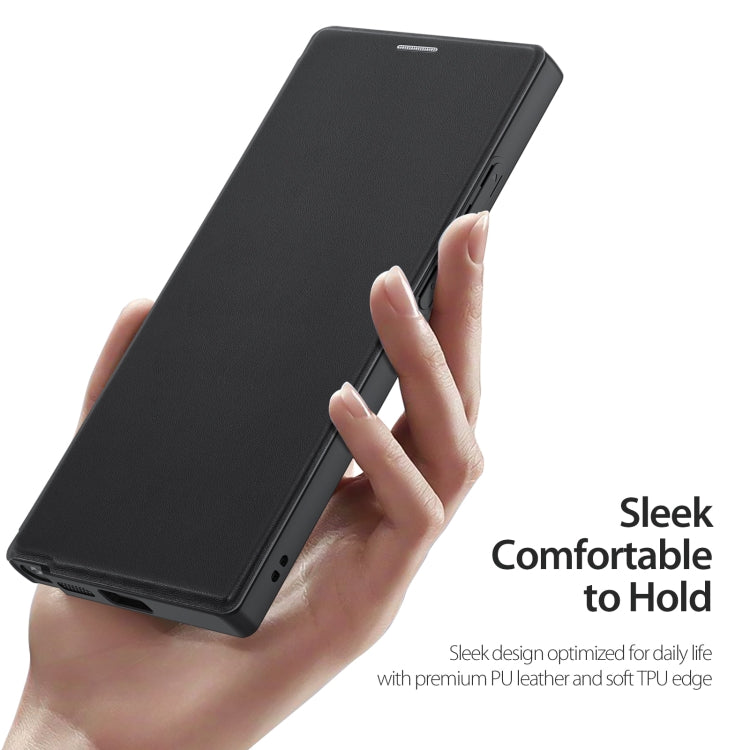 For Samsung Galaxy S24 Ultra 5G DUX DUCIS Skin X Pro Series Magsafe PC + TPU Phone Leather Case(Black) - Galaxy S24 Ultra 5G Cases by DUX DUCIS | Online Shopping South Africa | PMC TechLife | Buy Now Pay Later Mobicred