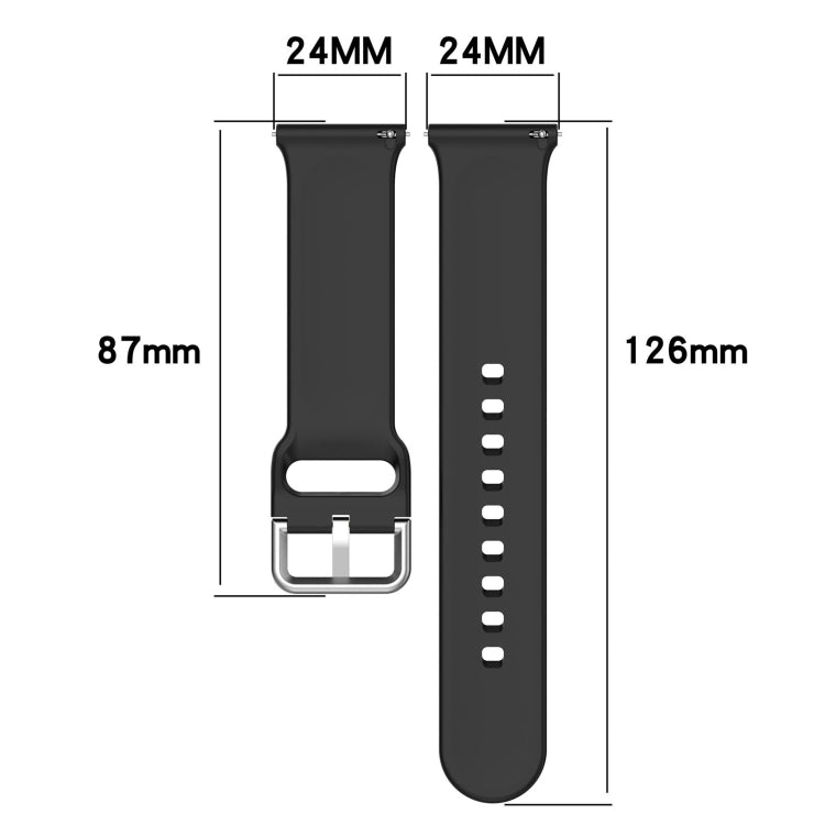 24mm Universal Small Waist Silicone Watch Band(Orange) - free shipping - PMc TechLife - Order now!