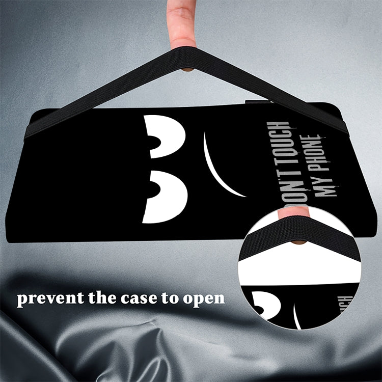 For Lenovo Tab M11 / Xiaoxin Pad 11 2024 Crystal Texture Painted Leather Tablet Case(Dont Touch My Phone) - Lenovo by PMC Jewellery | Online Shopping South Africa | PMC Jewellery | Buy Now Pay Later Mobicred