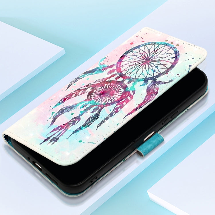 For Motorola Moto G Play 4G 2024 3D Painting Horizontal Flip Leather Phone Case(Color Drop Wind Chimes) - Motorola Cases by PMC Jewellery | Online Shopping South Africa | PMC Jewellery | Buy Now Pay Later Mobicred
