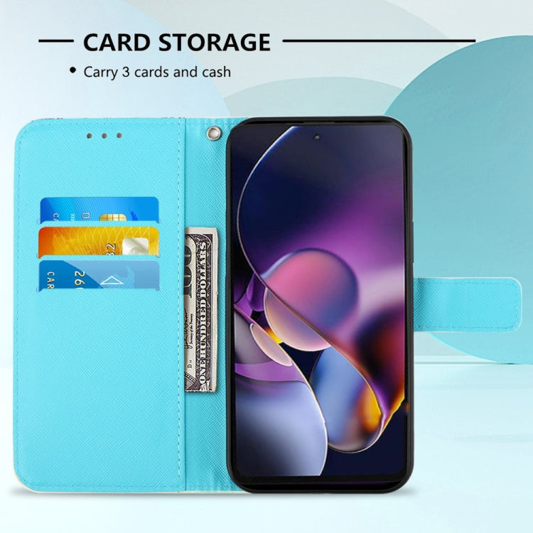 For Motorola Moto G Stylus 5G 2024 3D Painting Horizontal Flip Leather Phone Case(Golden Butterfly) - Motorola Cases by PMC Jewellery | Online Shopping South Africa | PMC Jewellery | Buy Now Pay Later Mobicred