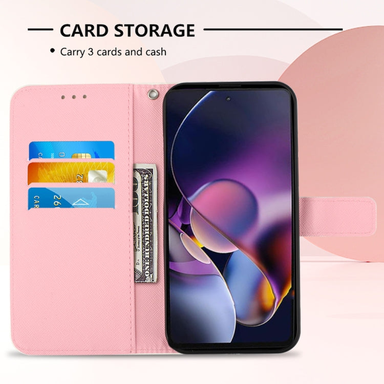 For Motorola Moto G Stylus 5G 2024 3D Painting Horizontal Flip Leather Phone Case(Flower) - Motorola Cases by PMC Jewellery | Online Shopping South Africa | PMC Jewellery | Buy Now Pay Later Mobicred
