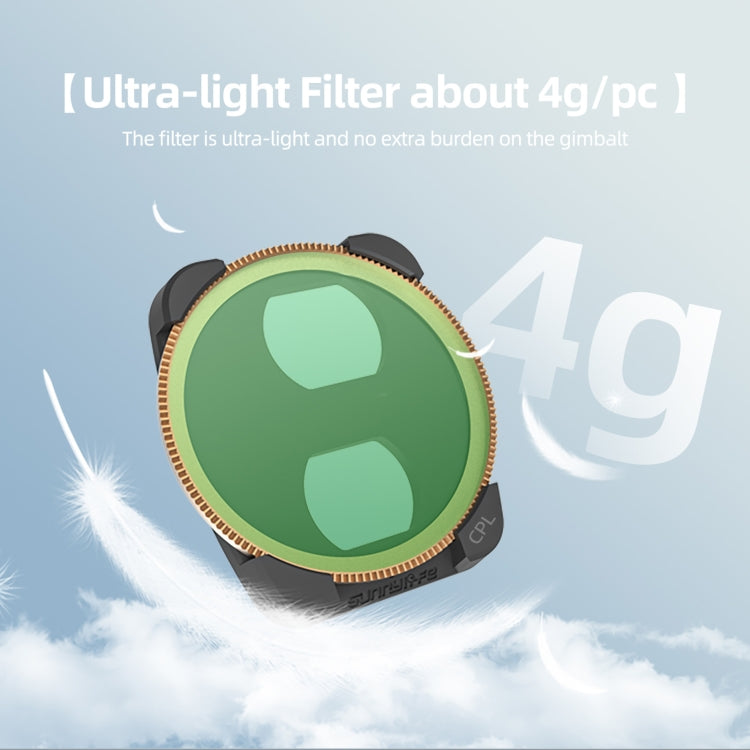 For DJI Air 3 Sunnylife Camera Lens Filter, Filter:3 in 1 CPL ND8 ND16 - free shipping - PMC TechLife - Order now!