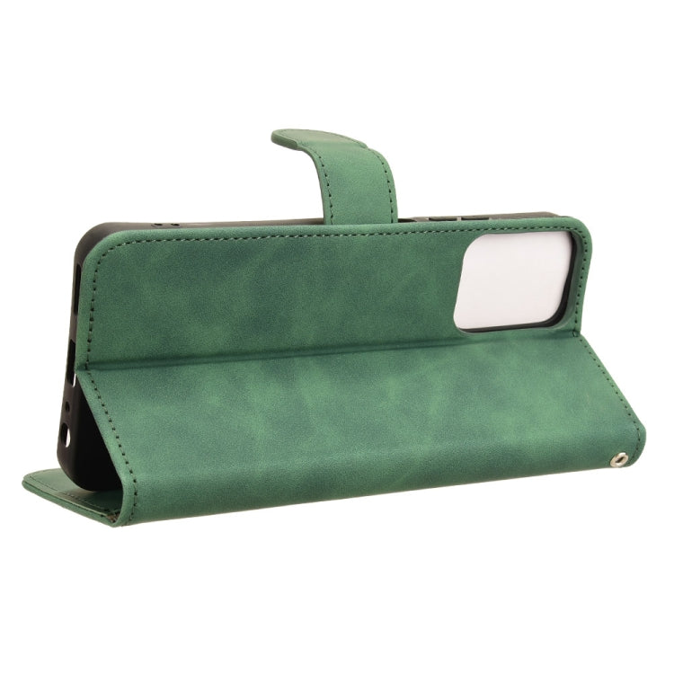 For Motorola Moto G Stylus 5G 2024 Skin Feel Magnetic Flip Leather Phone Case(Green) - Motorola Cases by PMC Jewellery | Online Shopping South Africa | PMC Jewellery | Buy Now Pay Later Mobicred