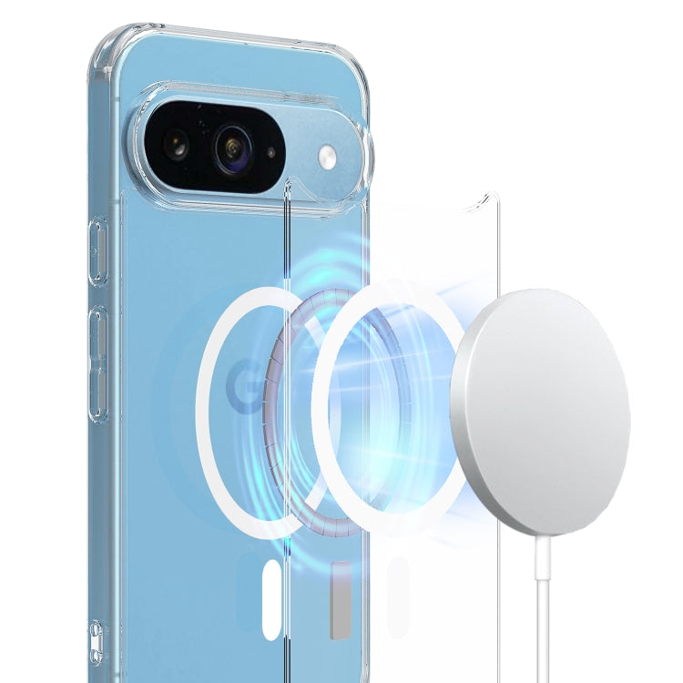 For Google Pixel 9 MagSafe Clear Acrylic PC Hybrid TPU Phone Case(Transparent) - Google Cases by PMC TechLife | Online Shopping South Africa | PMC TechLife | Buy Now Pay Later Mobicred