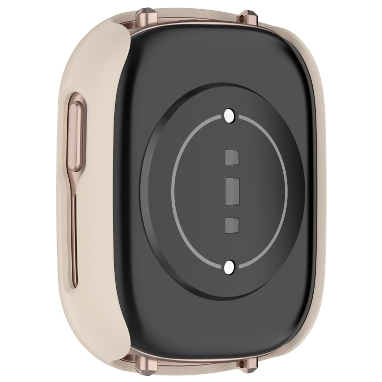 For Honor Watch 4 Half Coverage Hollow PC Watch Protective Case(Ivory White) - Watch Cases by PMC TechLife | Online Shopping South Africa | PMC TechLife