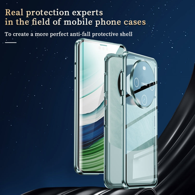 For Huawei Mate 60 Magnetic Double-side HD Tempered Glass Phone Case(Purple) - free shipping - PMC TechLife - Order now!