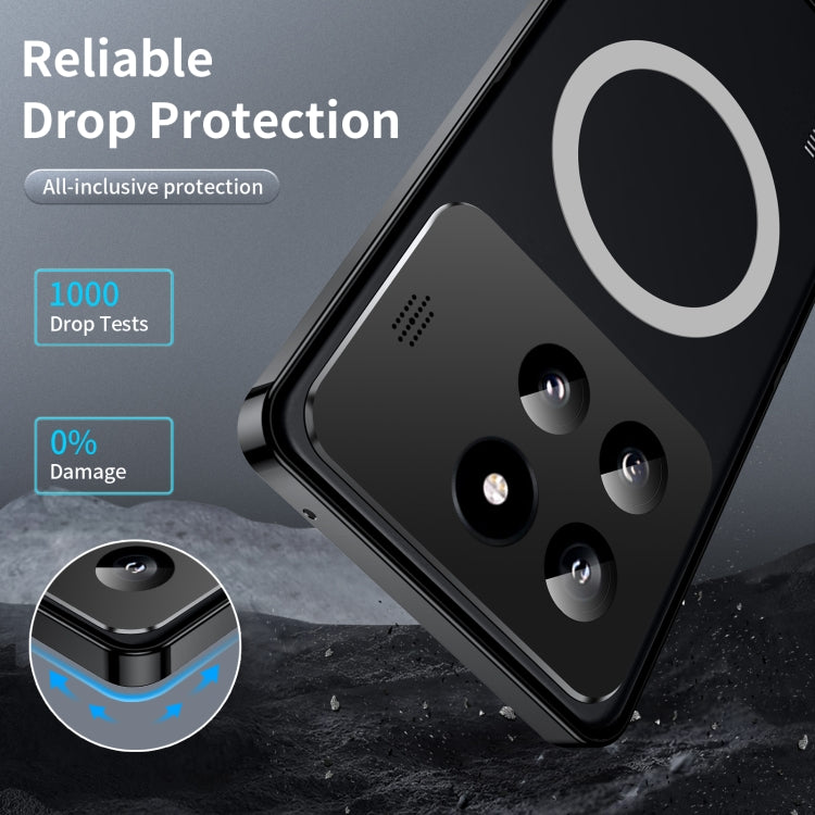 For Xiaomi 14 Pro Aromatherapy Magnetic Metal Phone Case(Black) - free shipping - PMC TechLife - Order now!