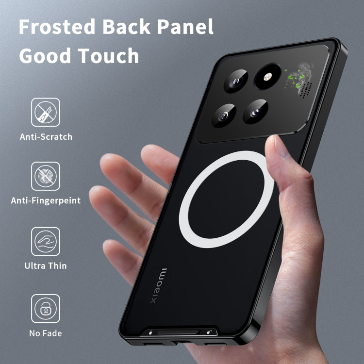 For Xiaomi 14 Pro Aromatherapy Magnetic Metal Phone Case(Black) - free shipping - PMC TechLife - Order now!
