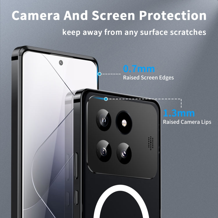 For Xiaomi 14 Pro Aromatherapy Magnetic Metal Phone Case(Black) - free shipping - PMC TechLife - Order now!