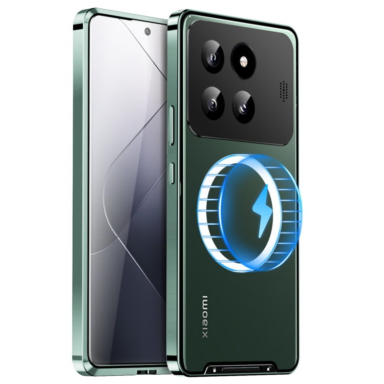 For Xiaomi 14 Pro Aromatherapy Magnetic Metal Phone Case(Green) - free shipping - PMc TechLife - Order now!