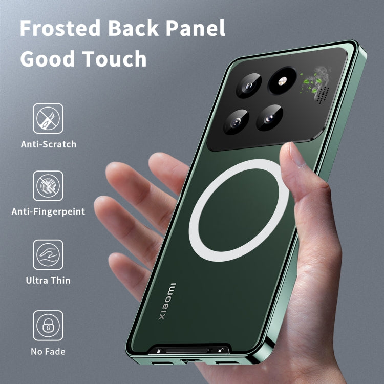 For Xiaomi 14 Pro Aromatherapy Magnetic Metal Phone Case(Green) - free shipping - PMc TechLife - Order now!