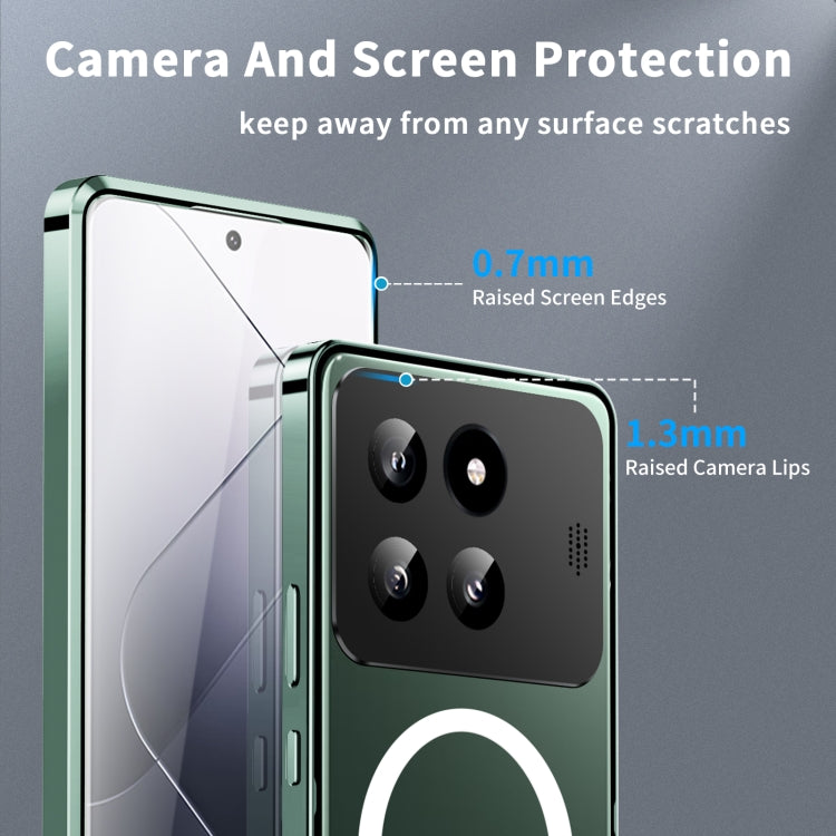 For Xiaomi 14 Pro Aromatherapy Magnetic Metal Phone Case(Green) - free shipping - PMc TechLife - Order now!