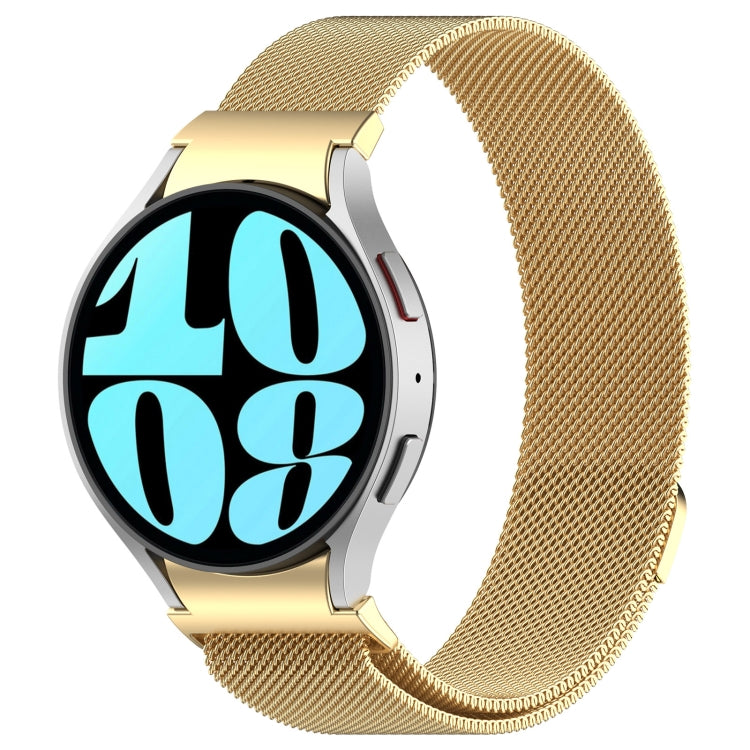 For Samsung Galaxy Watch 6 Button Style Milan Magnetic Metal Watch Band(Gold) - free shipping - PMC TechLife - Order now!