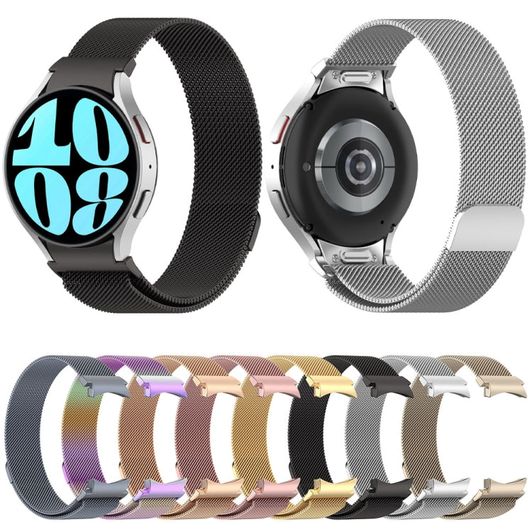 For Samsung Galaxy Watch 6 Button Style Milan Magnetic Metal Watch Band(Gold) - free shipping - PMC TechLife - Order now!