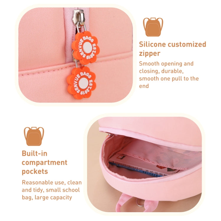 Children Cute Cartoon Anti-Lost Kindergarten School Bag(Pink Rabbit Large) - Double-shoulder Bags by PMc TechLife | Online Shopping South Africa | PMc TechLife | Buy Now Pay Later Mobicred