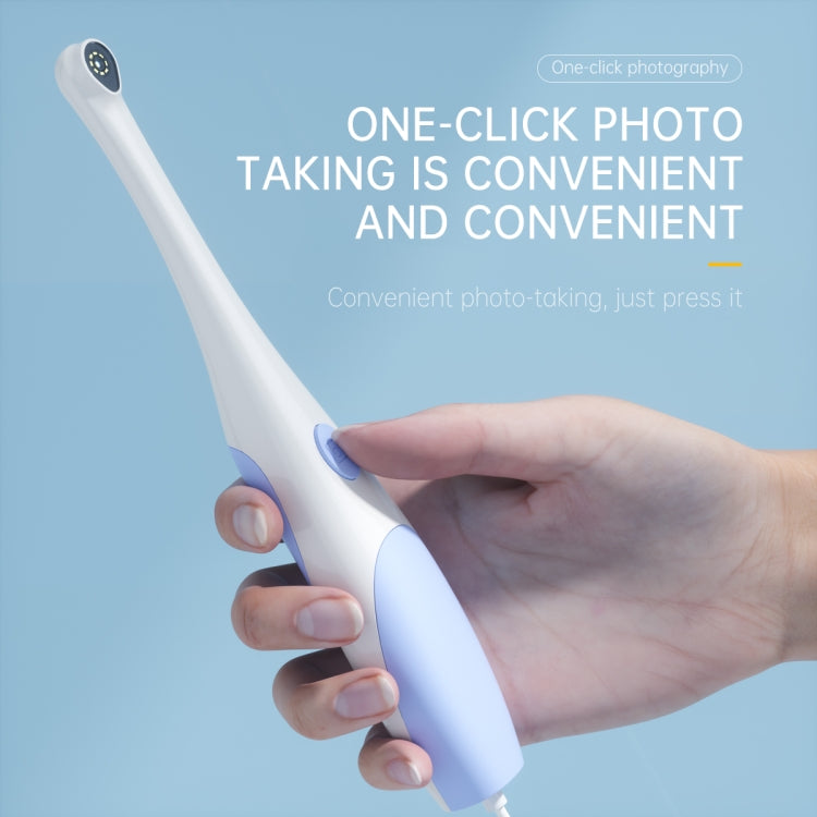 AN109 8LEDs 3.0MP 2 in 1 Visible Oral Endoscope(Purple) -  by PMC TechLife | Online Shopping South Africa | PMC TechLife | Buy Now Pay Later Mobicred