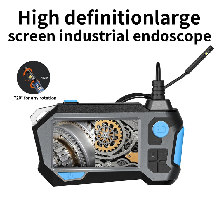 P120 Rotatable 8mm Dual Lenses Industrial Endoscope with Screen, 9mm Tail Pipe Diameter, Spec:10m Tube -  by PMC TechLife | Online Shopping South Africa | PMC TechLife | Buy Now Pay Later Mobicred