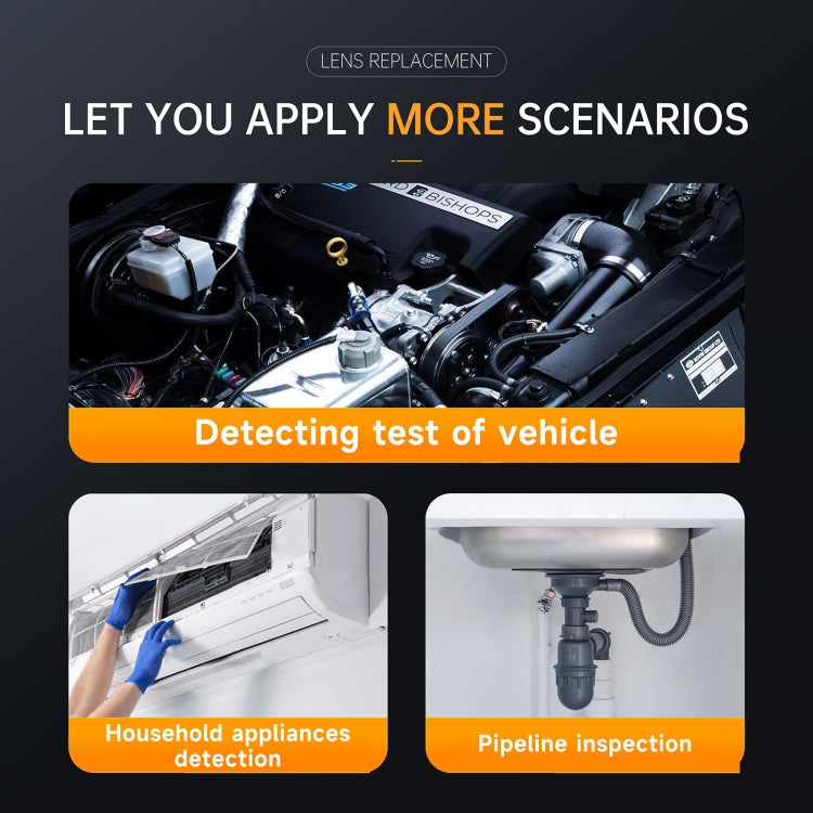 P200 8mm Front Lenses Integrated Industrial Pipeline Endoscope with 4.3 inch Screen, Spec:100m Tube -  by PMC TechLife | Online Shopping South Africa | PMC TechLife | Buy Now Pay Later Mobicred