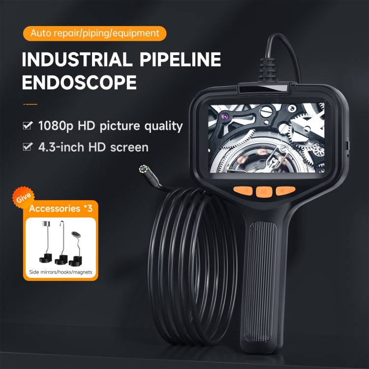 P200 8mm Side Lenses Integrated Industrial Pipeline Endoscope with 4.3 inch Screen, Spec:50m Tube -  by PMC TechLife | Online Shopping South Africa | PMC TechLife | Buy Now Pay Later Mobicred