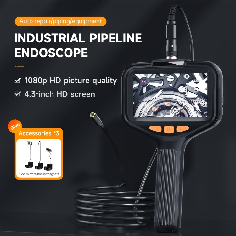 P200 8mm Front Lenses Detachable Industrial Pipeline Endoscope with 4.3 inch Screen, Spec:50m Tube -  by PMC TechLife | Online Shopping South Africa | PMC TechLife | Buy Now Pay Later Mobicred
