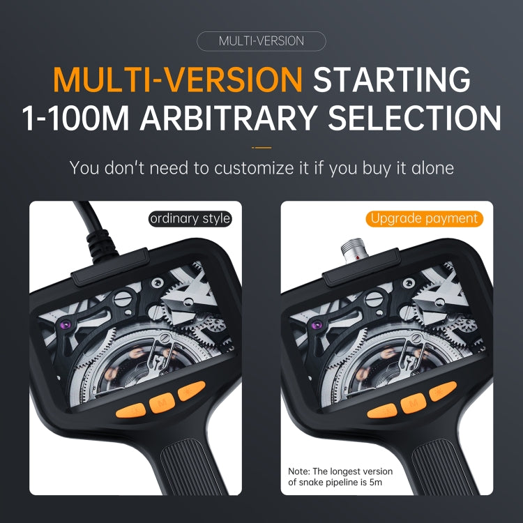 P200 8mm Front Lenses Detachable Industrial Pipeline Endoscope with 4.3 inch Screen, Spec:3m Soft Tube -  by PMC TechLife | Online Shopping South Africa | PMC TechLife | Buy Now Pay Later Mobicred