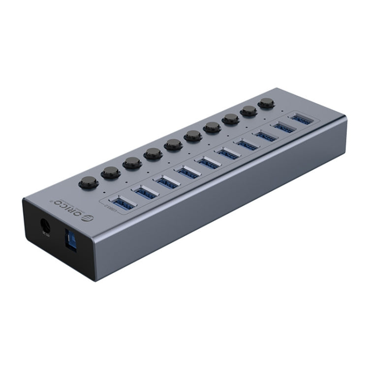ORICO BT2U3-10AB-GY-BP 10 Ports USB 3.0 HUB with Individual Switches(EU Plug) - free shipping - PMC Jewellery - Order now!