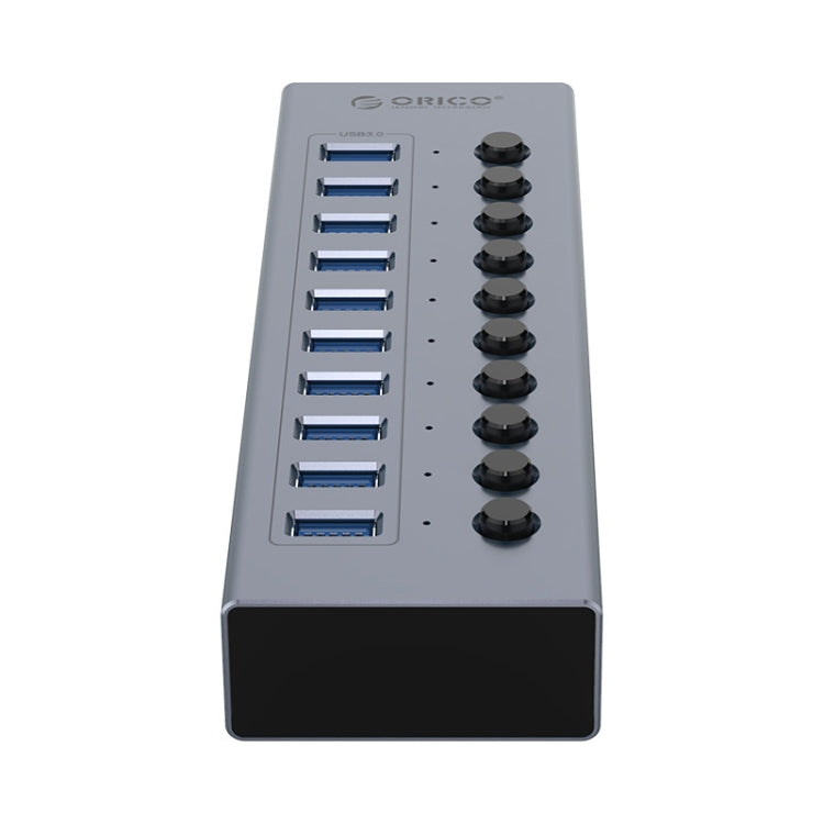 ORICO BT2U3-10AB-GY-BP 10 Ports USB 3.0 HUB with Individual Switches(AU Plug) - free shipping - PMC Jewellery - Order now!