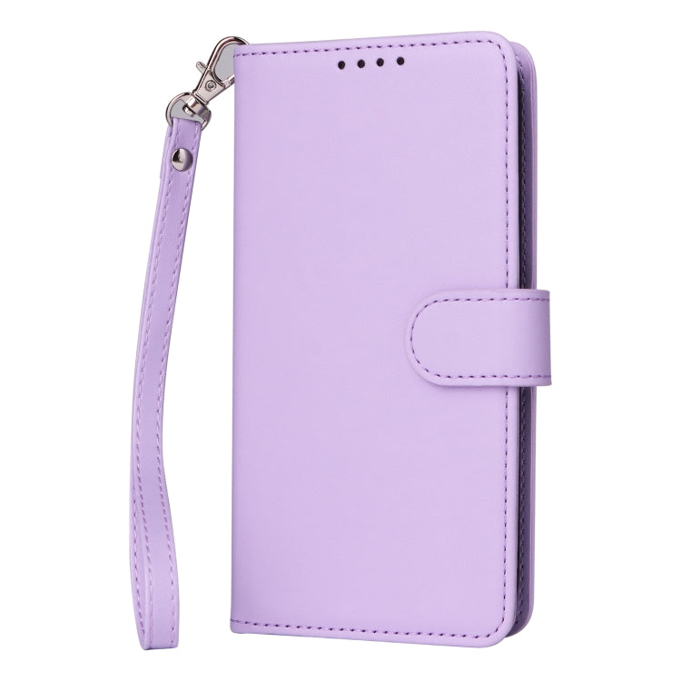 For iPhone 16 BETOPNICE BN-005 2 in 1 Detachable Imitate Genuine Leather Phone Case(Light Purple) - iPhone 16 Cases by BETOPNICE | Online Shopping South Africa | PMC TechLife | Buy Now Pay Later Mobicred