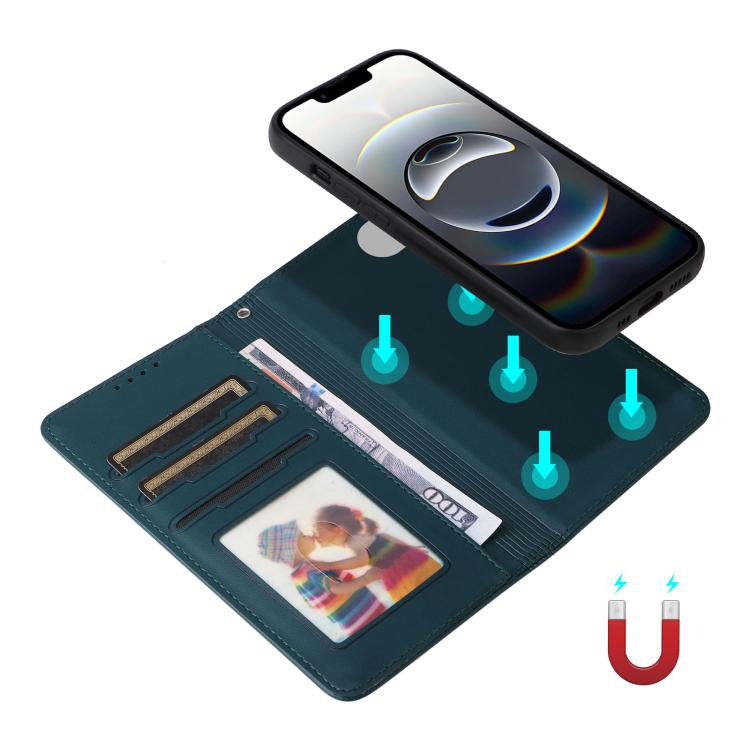 For iPhone 16e BETOPNICE BN-005 2 in 1 Detachable Imitate Genuine Leather Phone Case(Blue) - free shipping - PMc TechLife - Order now!